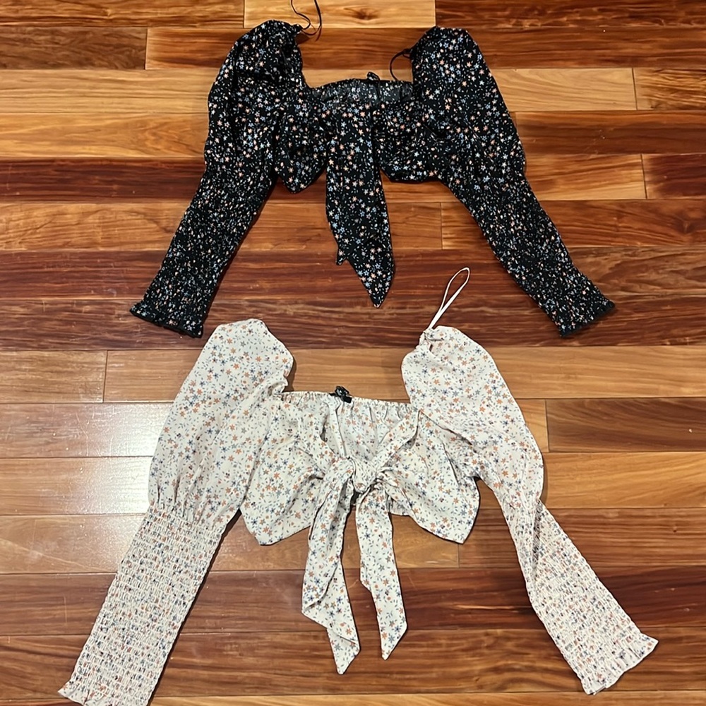 Smocked Crop tops